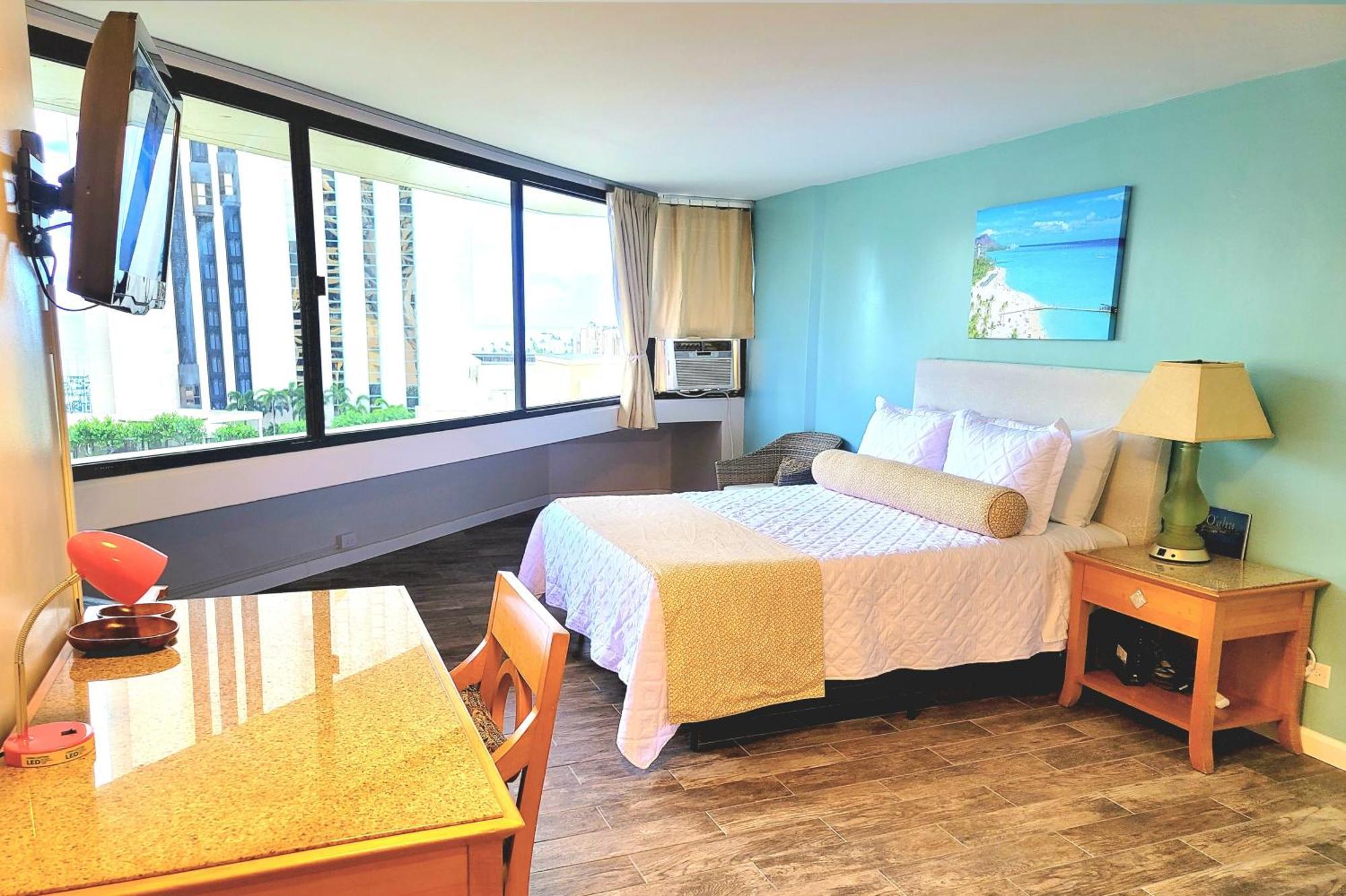 Waikiki Studio Steps To Beach-Mall Free Parking-Wifi Χονολουλού Δωμάτιο φωτογραφία